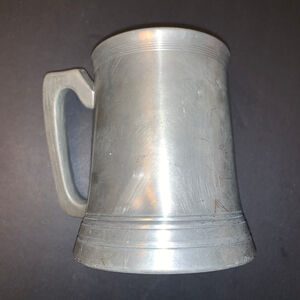 Crown & Rose Silver Pewter Mug One Size